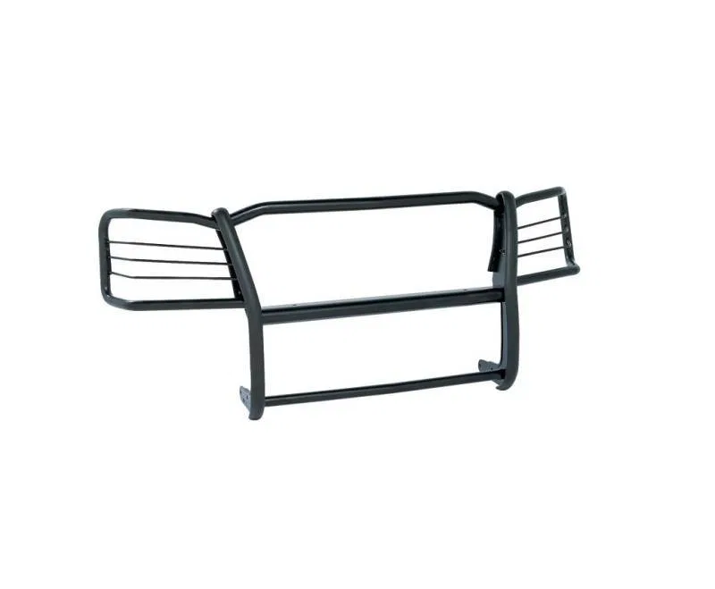17A155900MA – BLACK HORSE Grille Guard, 3-Piece Modular Powder Coated Black Steel Modular 1-1/2 Inch Diameter With Br...